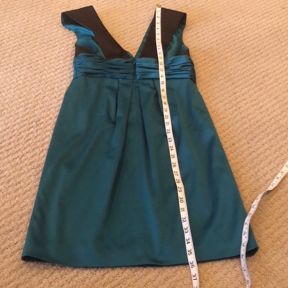 BCBG Paris Emerald Green / Black Dress - Picture 10 of 10